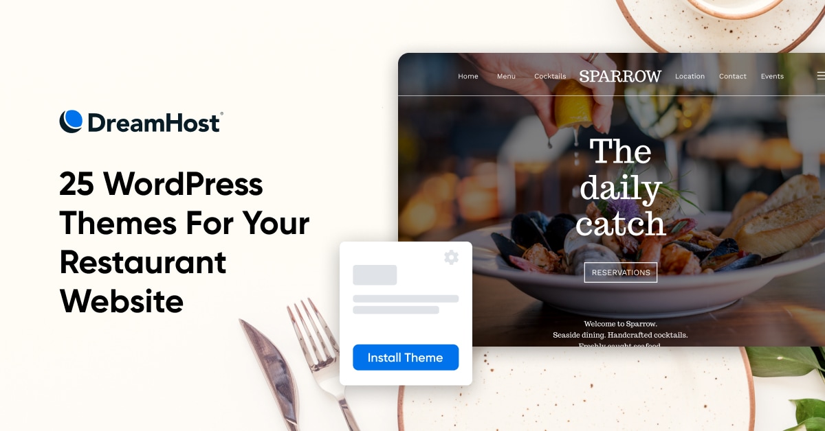 25 WordPress Themes For Your Restaurant Website