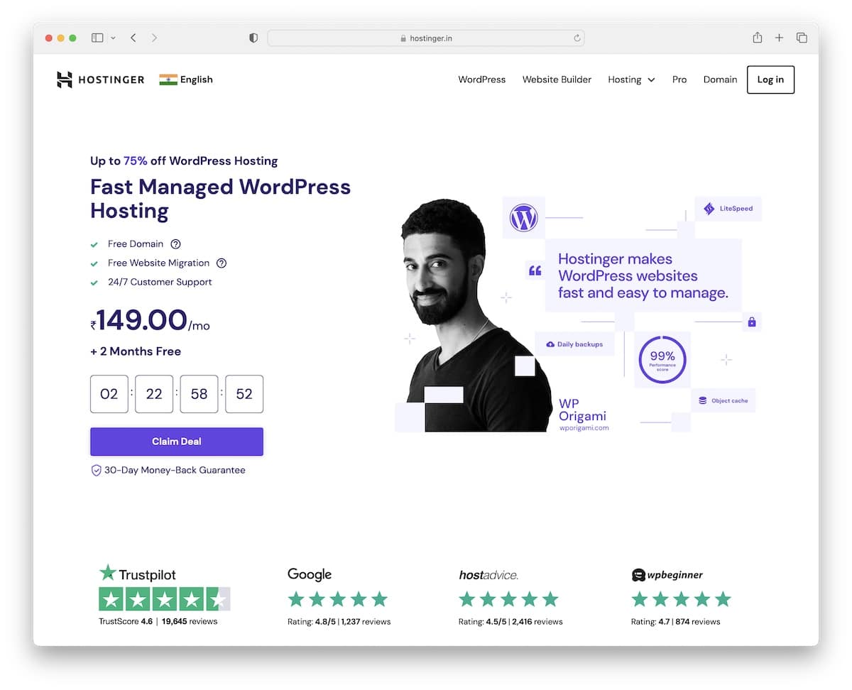 wordpress hosting in india