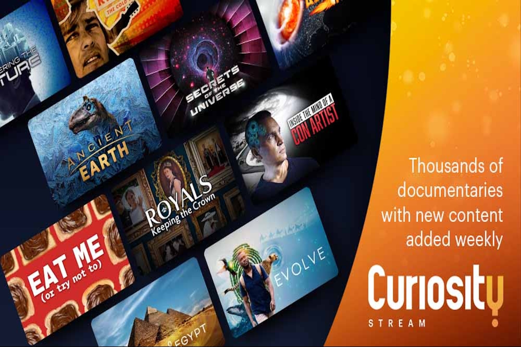 Love Documentaries? Get a Curiosity Stream Standard Plan Now for $179.97.