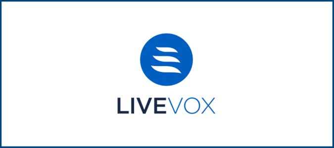 LiveVox logo for Crazy Egg LiveVox review.