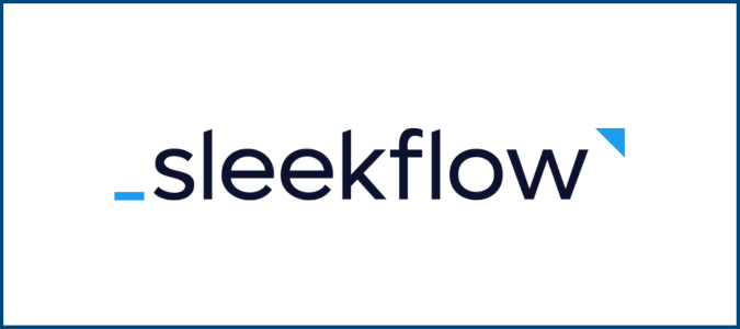 SleekFlow logo for Crazy Egg SleekFlow review.