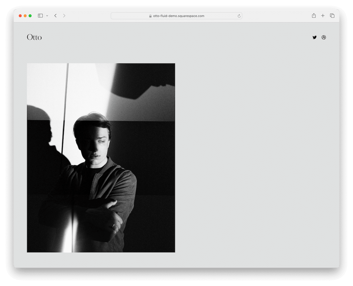 squarespace one page templates