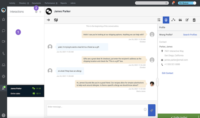 Centralized inbox for customer communications inside Genesys Cloud