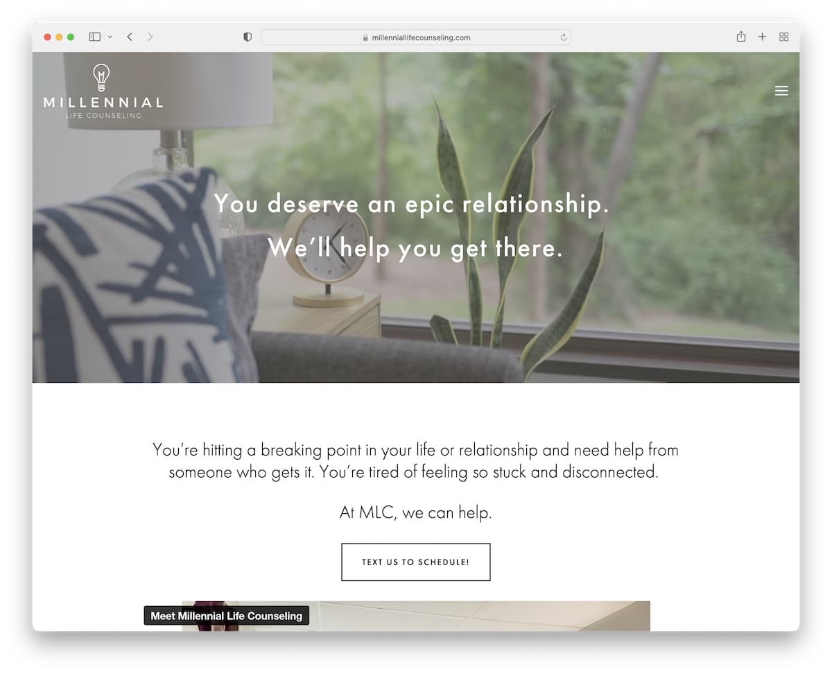 therapist websites