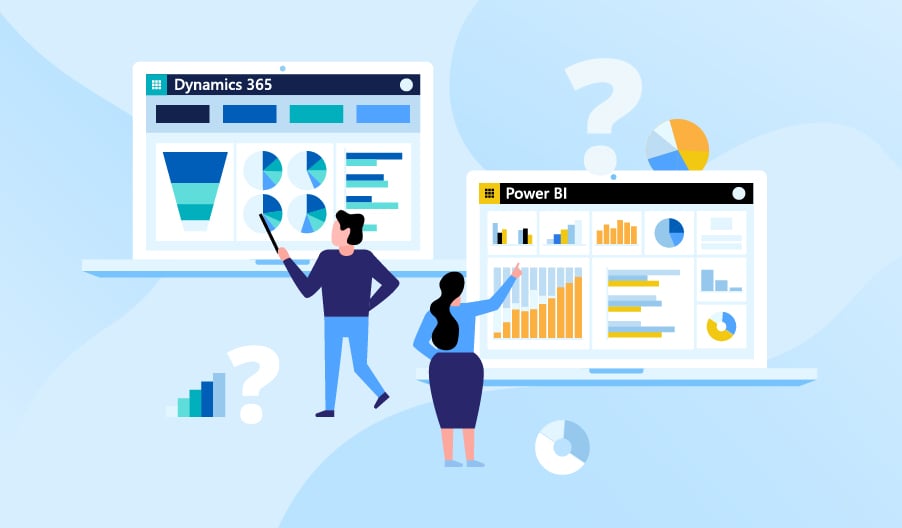 Reporting in Microsoft Dynamics 365 and Power BI compared