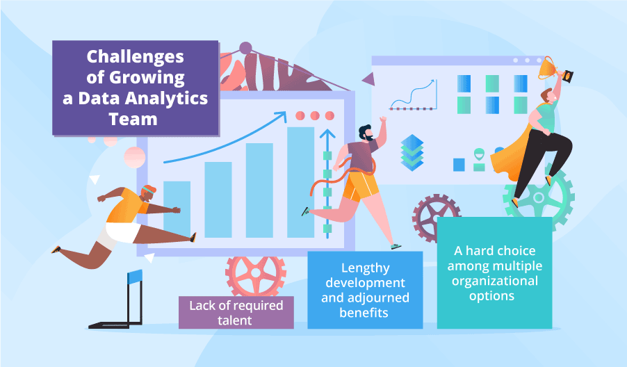 challenges of growing data analytics team