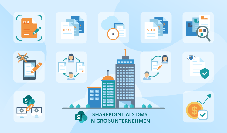SharePoint als DMS in Großunternehmen